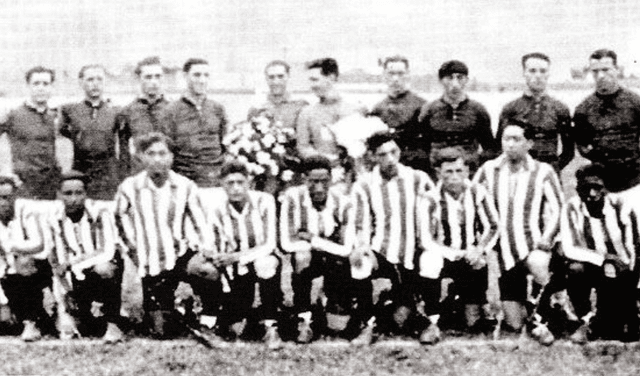 En 1925, el club limeño enfrentó a Belgrano de Uruguay y se presentó como Alianza Lima