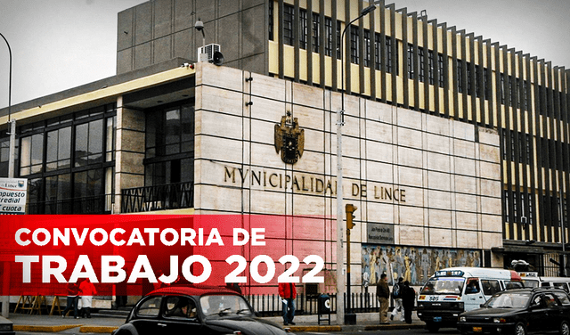 Municipalidad de lince convocatorias 2022