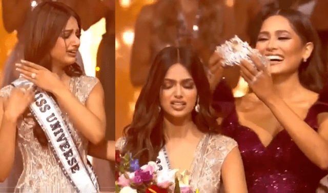 Miss India ganó el concurso de Miss Universo 2021. Foto: Telemundo/captura.