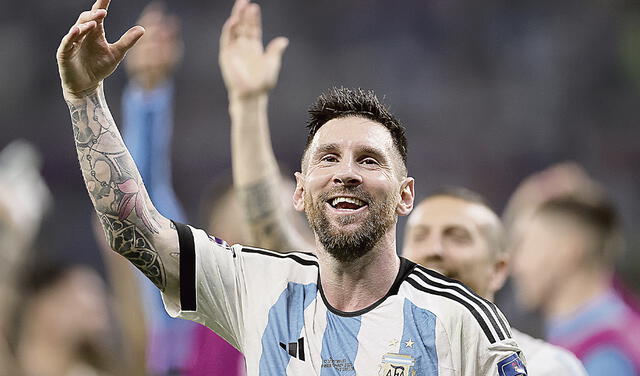 Artillero. Messi suma tres goles en el Mundial Qatar 2022. Foto: EFE