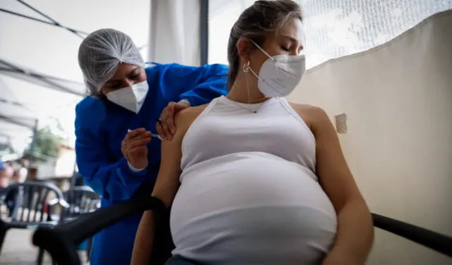 Las vacunas contra la COVID-19 han demostrado ser seguras  eficaces para las mujeres durante el embarazo. Foto: Nathalia Aguilar / EFE