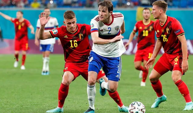 Rusia se vio superada por Bélgica en su debut. Foto: EFE