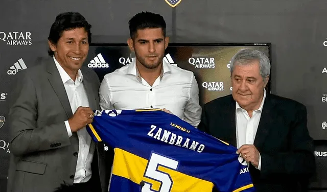 Boca Juniors presentó a Carlos Zambrano como su flamante fichaje  [VIDEO]