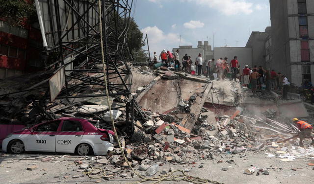 El Terremoto de Puebla en 2017 dejó más de 350 muertos en México. Foto: Forbes México