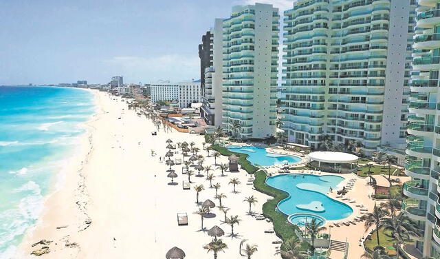 Cancún es una de las zonas turísticas por excelencia de México. Foto: El Universal
