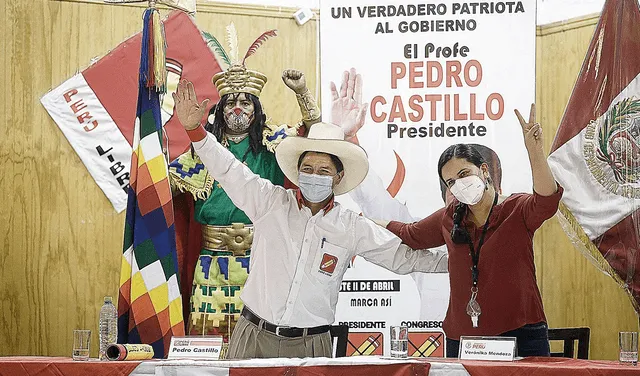 Mendoza ha declarado públicamente su apoyo a Pedro Castillo. Foto: La República