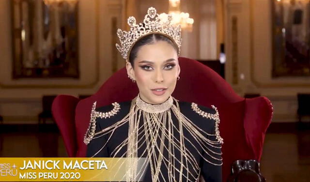 Janick Maceta se despide de su reinado en Miss Perú. Foto: captura YouTube