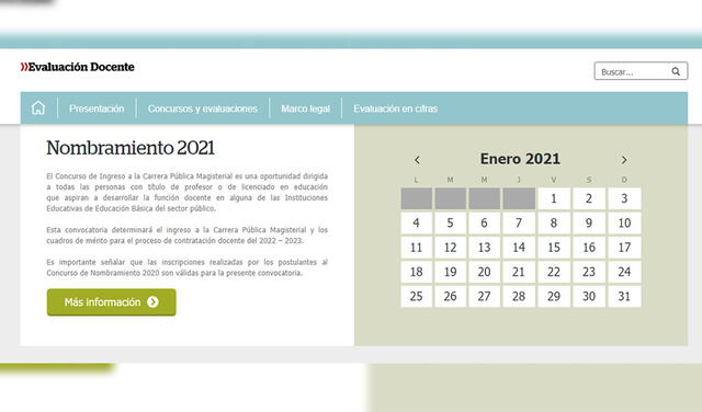 Nombramiento Docente 2021. Foto: Minedu