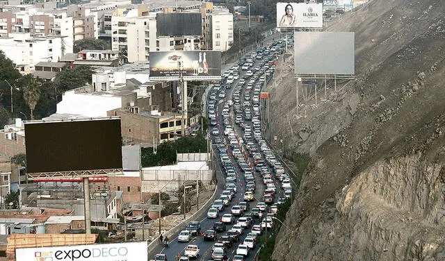 ¿Cuáles son las vías más congestionadas en Lima, según la PNP  Policía de Tránsito  Gerencia de Movilidad Urbana de Municipalidad de Lima  ATU. Foto: La República/archivo