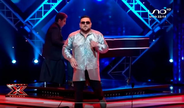Ángel López fue mentor de la categoría 'chicos' en el programa de talentos Factor X Bolivia. Foto: captura Factor X