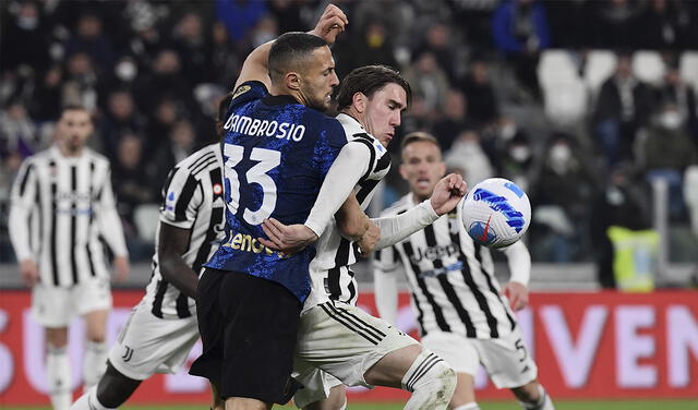 Juventus e Inter protagonizarán por tercera vez en el 2022 un derbi de Italia. Foto: AFP