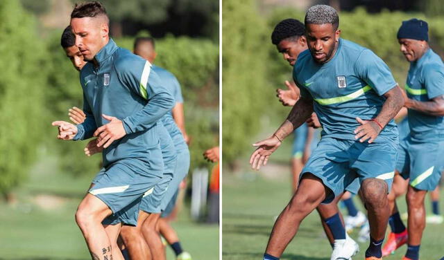 Alianza Lima entrena pensando en la Liga 1 y la Copa Libertadores 2022. Foto: composición Instagram Alianza Lima