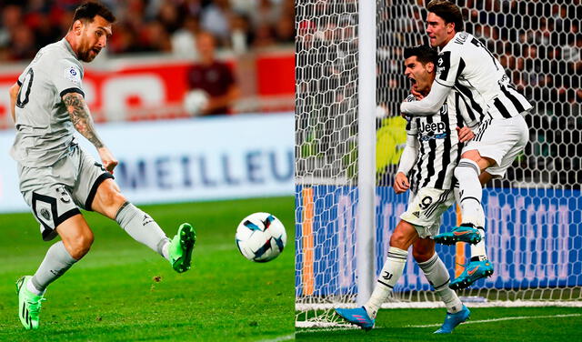 PSG y Juventus juegan por la fecha 1 de la Champions League. Foto: composición/EFE