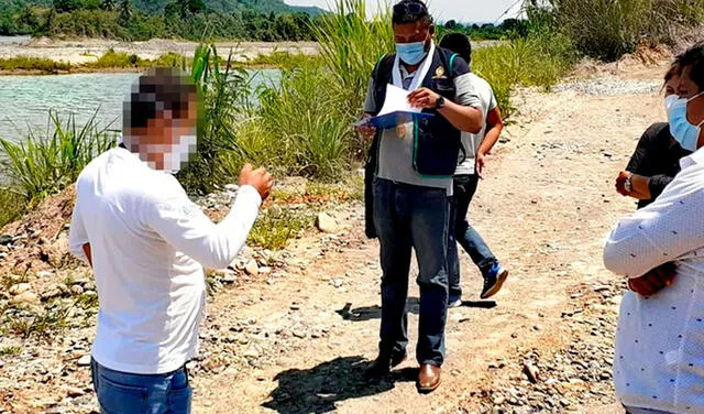 Constatan denuncias en cauce del río Huallaga. Foto: Ministerio Público
