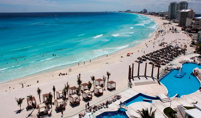 Cancún es uno de los destinos de playa más famosos del mundo. Foto: EFE