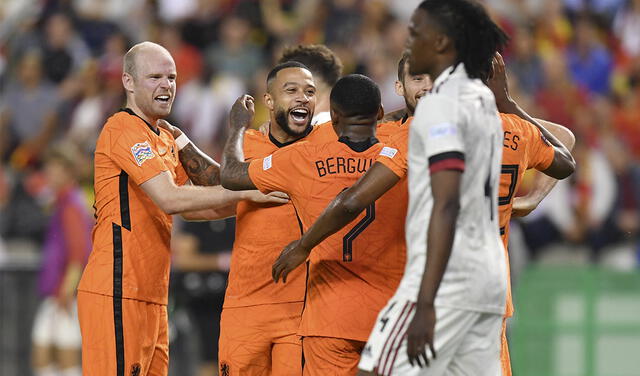 Resultado Bélgica vs Países Bajos: 1-4, goles de Memphis Depay por UEFA Nations League 2022