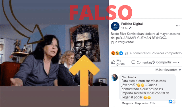 Imagen falsa es un fotomontaje en contra de Silva Santiesteban. Foto: composición