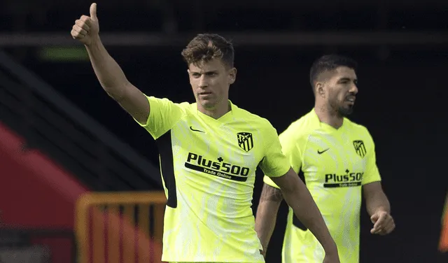 Llorente marcó el primero para el Atlético de Madrid. Foto: AFP