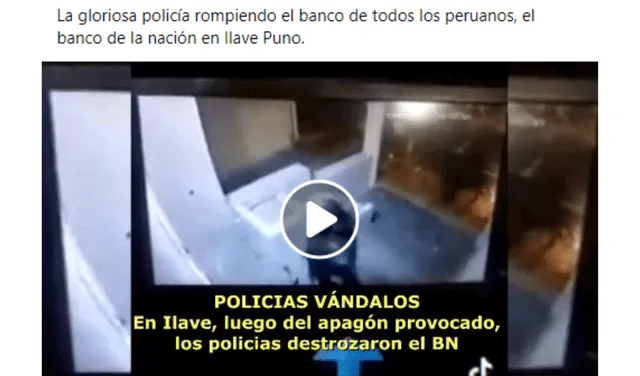 Publicaciones en Facebook comparten el video viralizado en TikTok. Foto: captura