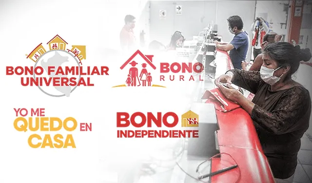 Bonos del Estado, Bono Universal, Bono Independiente, Bono Rural, Bono de 380 soles