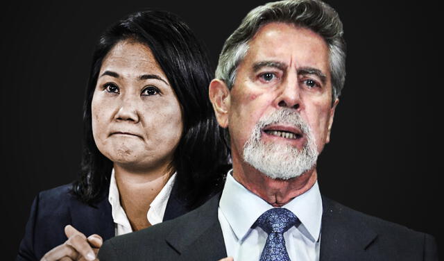 Keiko Fujimori y Francisco Sagasti