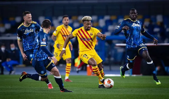 Barcelona gana a Napoli en Italia por la UEFA Europa League. Foto: Barcelona/Twitter