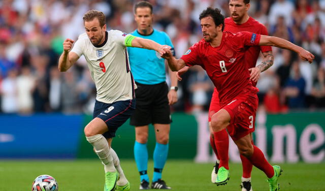 Dinamarca cayó 2-1 con Inglaterra y quedó fuera de la Eurocopa 2021