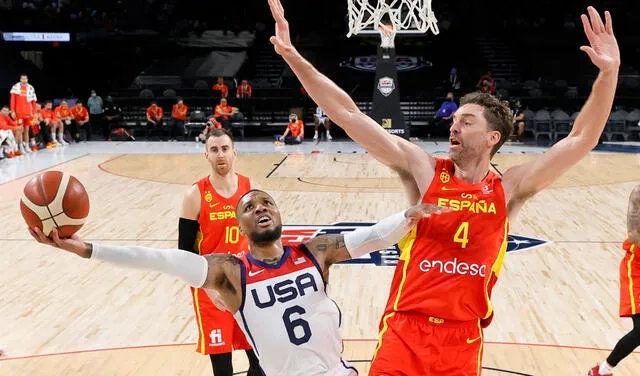 Estados Unidos venció a España en el último duelo entre ambos. Foto: AFP