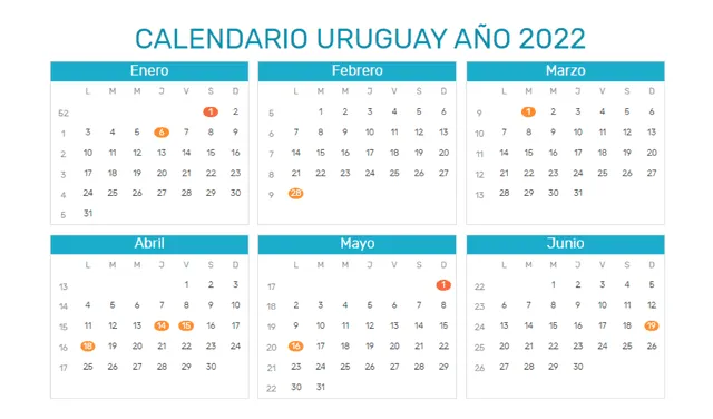 Feriados Uruguay 2022