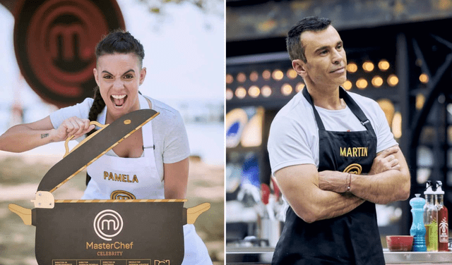 Martin Karpán y Pamela Ospino son de los participantes que quedaron eliminados del certamen de "Masterchef celebrity Colombia". Foto: composición LR