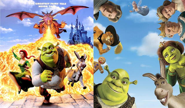 Posters de Shrek 1 y 2