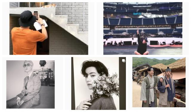 BTS en Instagram: Algunas publicaciones de los artistas. Foto: Composición LR / Imágenes: Captura IG