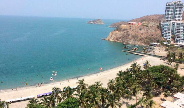 El Rodadero, cerca de Santa Marta, es una de las mejores playas de Colombia. Foto: Booking
