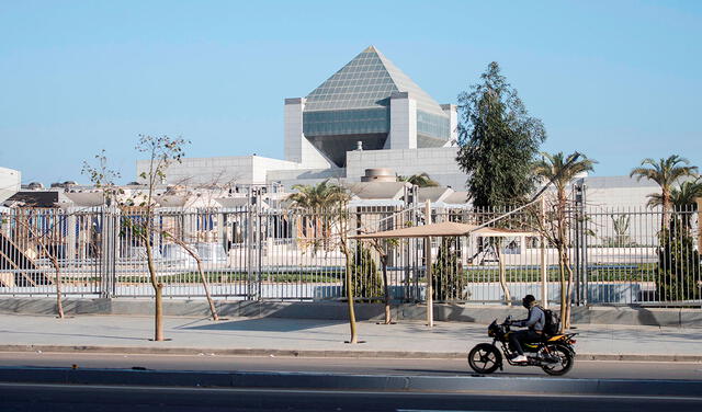 Vista del Museo Nacional de la Civilización Egipcia. Foto: AFP