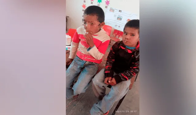 Usuarios en redes sociales aplaudieron el pedido del niño, quien solo intercedió por sus hermanitos y su madre. Foto: captura de Facebook