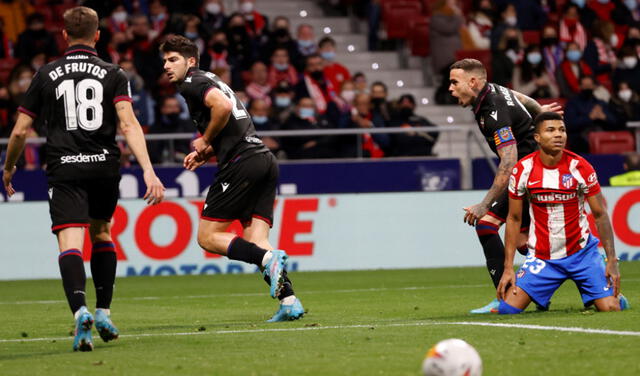 Atlético de Madrid podría perder el quinto puesto en el transcurso de la jornada de LaLiga. Foto: EFE