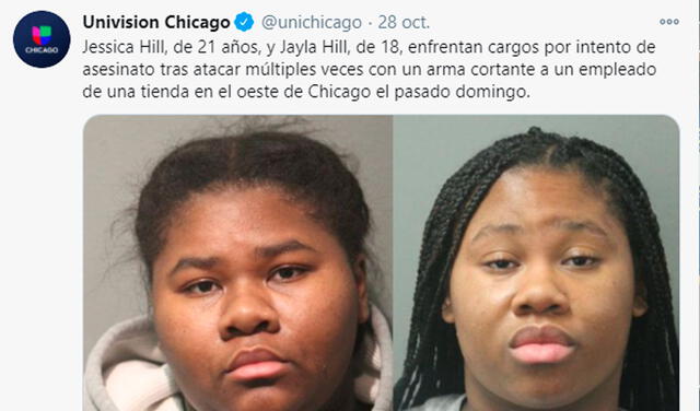 EE. UU.: arrestan a hermanas por apuñalar 27 veces a vigilante que les pidió ponerse la mascarilla