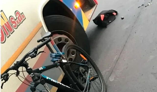 Salió a pasear en bici, esquivó a un taxi imprudente y murió atropellado por un colectivo