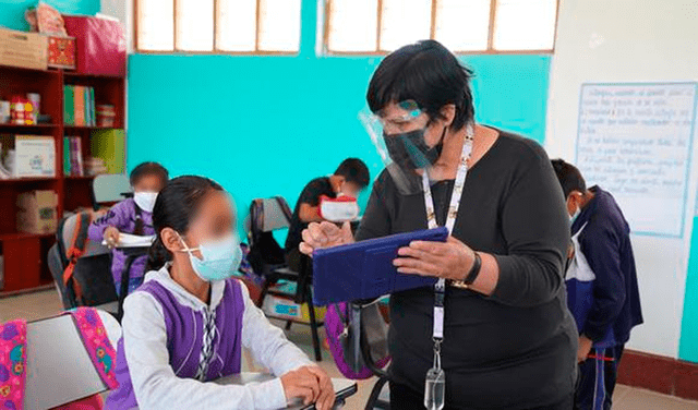 COVID-19 uso de mascarillas será opcional para docentes en colegios | Minedu | Minsa. Foto: composición LR/Minedu