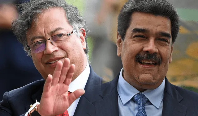 El presidente de Colombia, Gustavo Petro, y el presidente de Venezuela, Nicolás Maduro, se reunirán este 1 de noviembre en Caracas. Foto: composición LR/ AFP