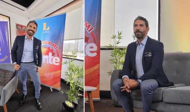 Fernando Díaz ingresó a "Arriba mi gente" de Latina Televisión. Foto: URPI/LR, Créditos: Mary Luz Aranda.