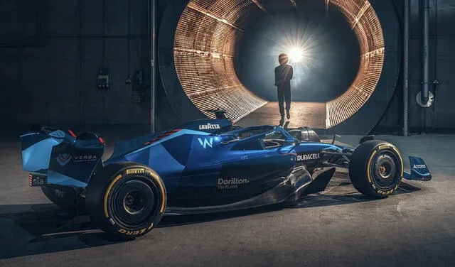 Este es el nuevo auto de Williams. Foto: Twitter Williams F1.
