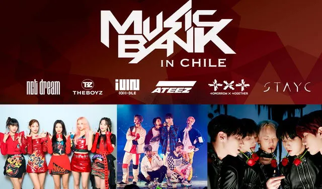 ¿Qué se sabe sobre los boletos a Music Bank Chile? Foto: Instagram/NoiX