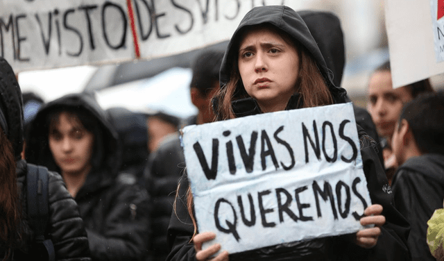 Marchas contra la violencia de género invaden las calles de América Latina. Foto: EFE