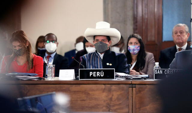 Pedro Castillo dio una ponencia en la VI Cumbre de la Celac en México. Foto: Presidencia