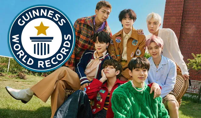 BTS acumula récords oficiales constantemente desde el 2018. Foto: Billboard/GWR