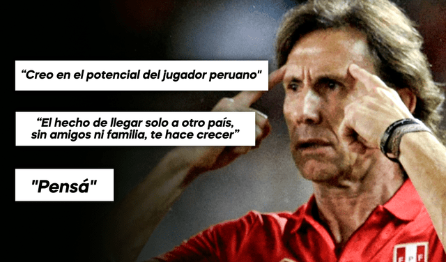 Ricardo Gareca exigía mayor infraestrutura en el fútbol peruano