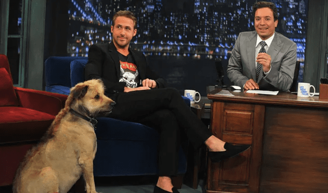 Ryan Gosling y su perro George