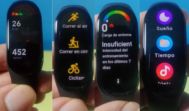 Opciones del Xiaomi Smart Band 7