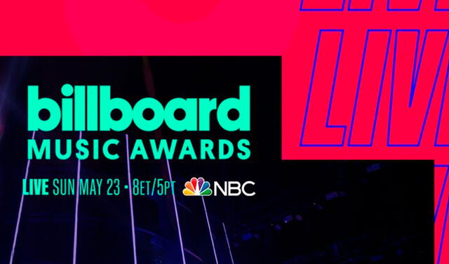 La cadena NBC transmitirá los Billboard Music Awards 2021 en Estados Unidos. Foto: TheBBMAs/Facebook